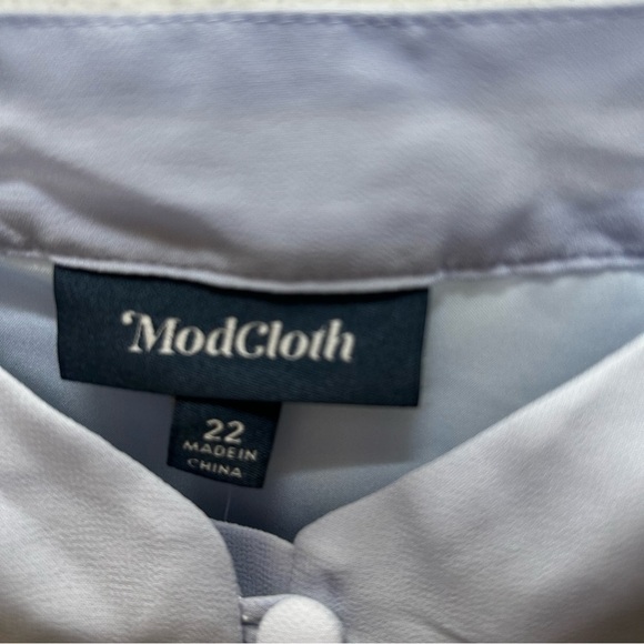 ModCloth Gotta Look The Party Light Blue Maxi Dress Size 22 NWT - Picture 6 of 8